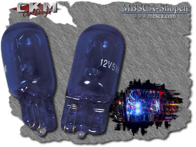 LAMPOR/XENON - Parkerings ljus Xenon look 5W till klarglas kit.