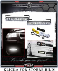 LED belysning halvljusersättare 2st