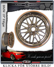 BMW 19" fälg i "LM look" RÖKKROM 4st till 5,6 & 7 Serie