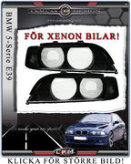 BMW klarglas Svarta blinkers med frontglas 2 st XENON