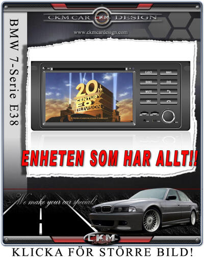 BMW - 7-serie - E38 94-01 - DVD-GPS-iPOD-Bluetoth-Touch Screen