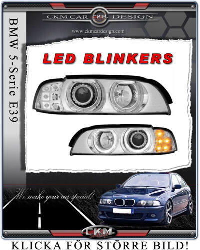 BMW - 5-serie - E39 96-03 - BMW Clearglas Angel Eyes 01-03 2 pcs
