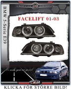 BMW Klarglas Svarta Angel Eyes 01-03 2 st