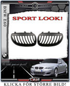 BMW Grill "njurar" i svart "sport look"
