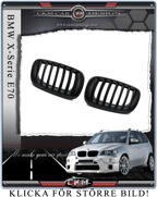 Grill i svart BMW X5 E70 2st