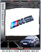 M5 emblem matt svart